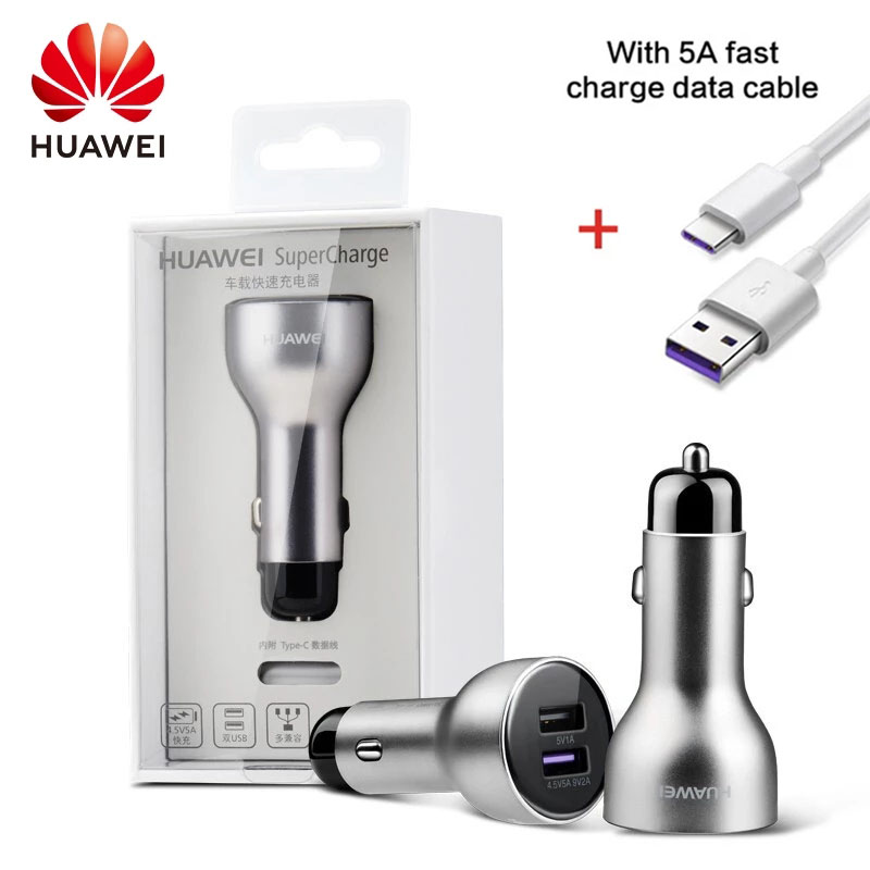 Huawei Auto Super Lader Supercharge 5A Type C Kabel Adapter Originele Mate30 5G P 30 20 10 Plus Mate 20X 20 10 9 Pro Rs Nova5pro