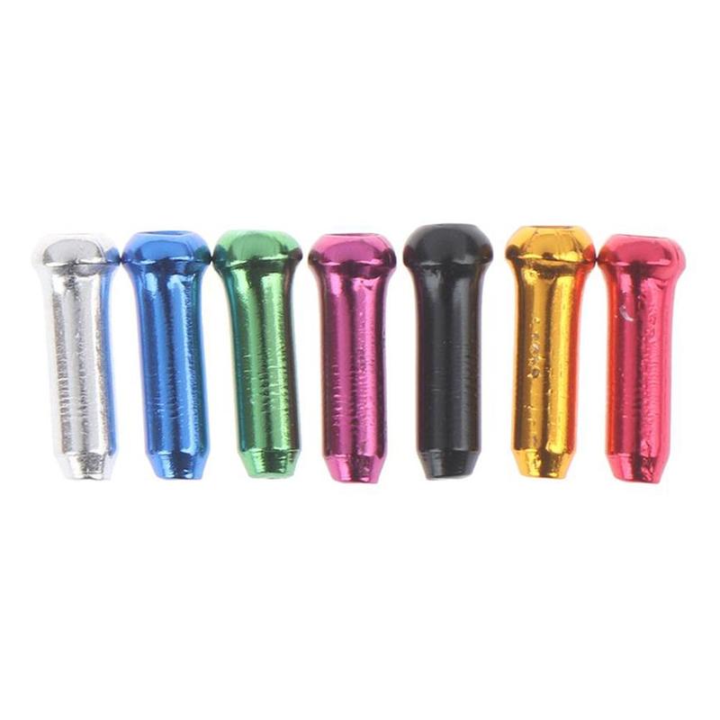 50 Stks/partij Fiets Brake Shifter Inner Cable End Draad Kabel Cap Tips End Caps Shift Past Innerlijke Derailleur Kabel voor Beha U3Y1