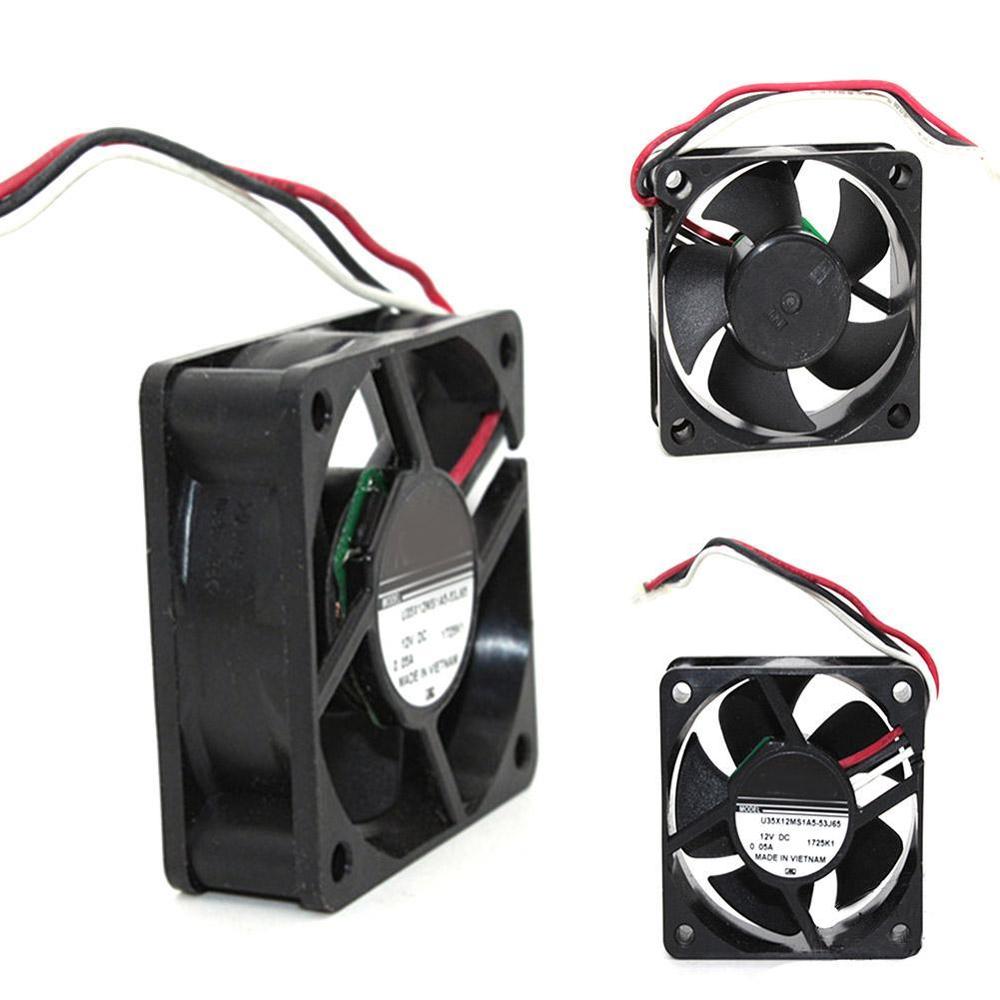12V Mini Cooling Computer Fan - Small 35mm x 12mm DC Brushless 2-pin F Heat sink Computer Peripherals