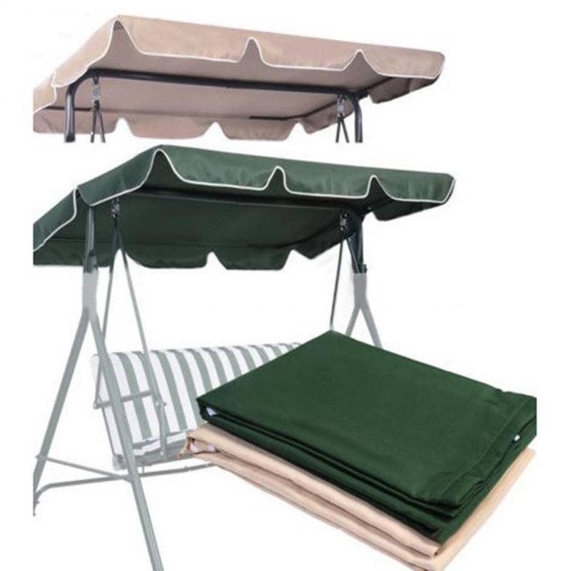 Jardin cour étanche maison jardin balançoire ensemble couverture protection solaire couverture seulement plafond couverture multicolore en option