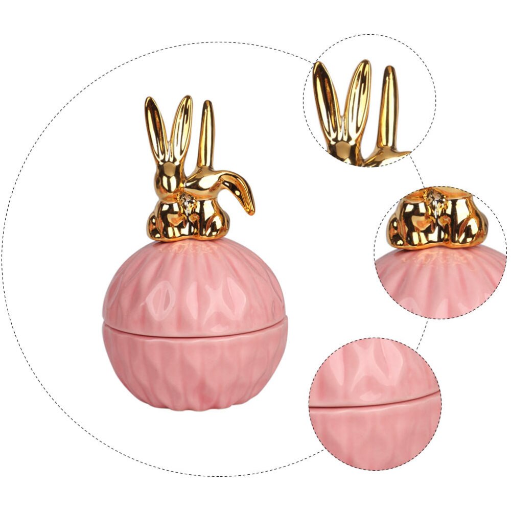 Hand Birthday Ceramic Candy Box Stylish Storage Bottle Pretty Storage Box