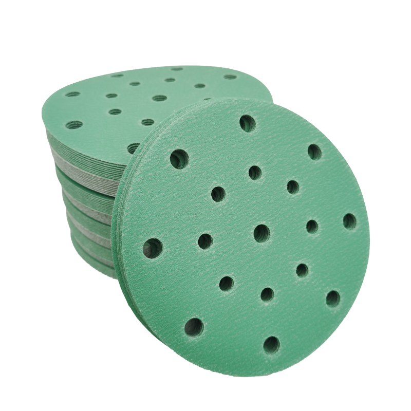 Sandpaper Rounded Green 100 sheets of 6 inch 17 hole sandpaper 150 m... – Grandado