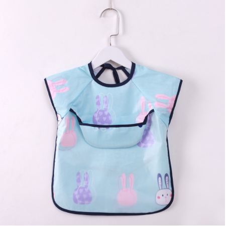 Waterdichte Baby Eten Kinderen Tekening Mouwloze Baby Bandana Slabbetjes Schattige Slabbers Zachte Katoenen Baby Bib Maaltijd Burp Eva Doeken: B