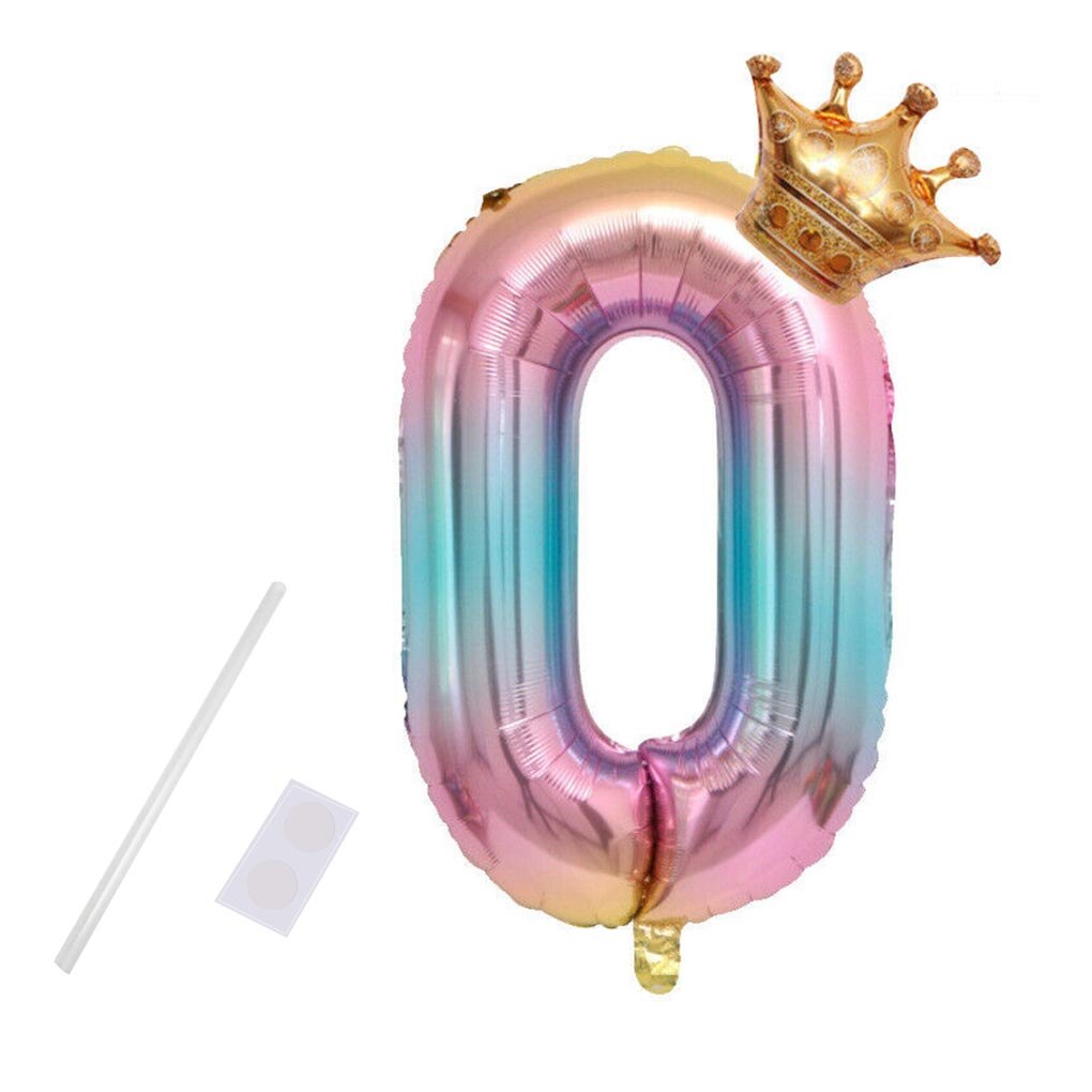 32 Inch Gold Sliver Rose Gold Aantal Ballon Verjaardag Bruiloft Decoraties Folie Ballonnen Kid Jongen Speelgoed Baby douche: Deep Sapphire