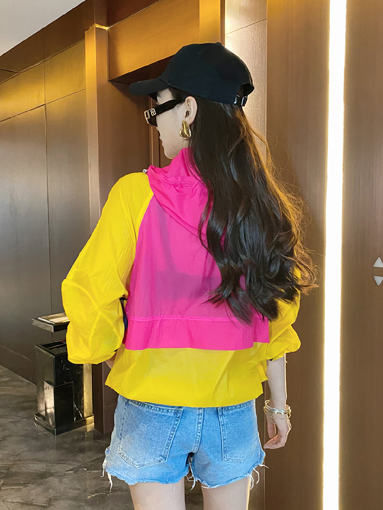 Women Hooded Outerwear Casual Loose Long Sleeve Zipper Jacket Summer Korean Style Streetwear Coat