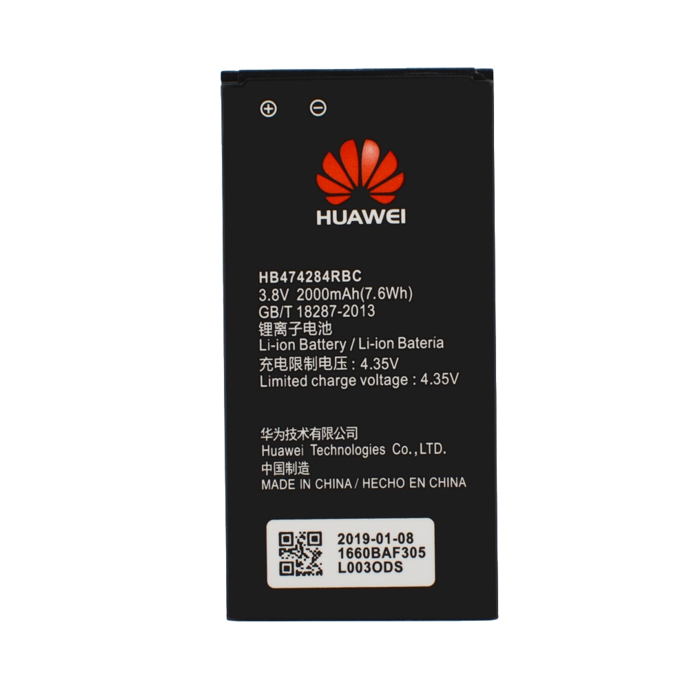 HuaWei 100% Original Battery HB474284RBC For Huawei Honor 3C Lite C8816 C8816D G521 G615 G601 G620 Y635 Y523 Y625 Phone Batteria