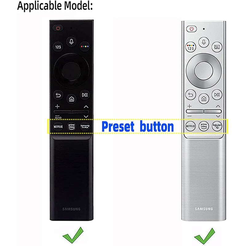 -Protective Silicone Case For Samsung Smart TV Remote Control BN59 Series, Anti Slip Shock Proof Silicone Cover