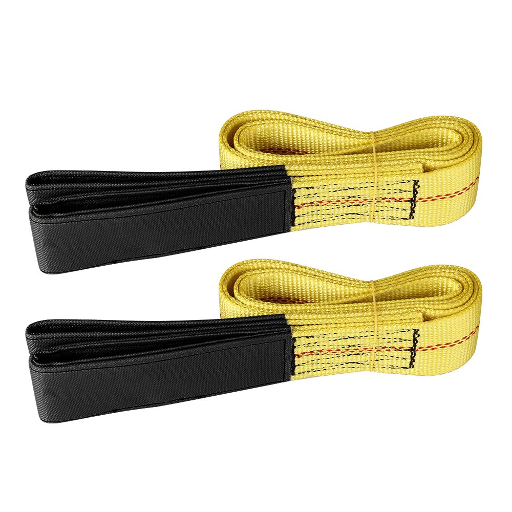 6' x 2" 2pack Heavy Duty Polyester Webbing Strap Sewing Stitch with a breaking force of 9000 pounds and a pull of 3,000 pounds