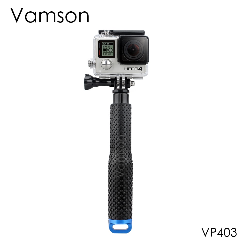 Vamson per gopro9 Dot Pattern Selfie Rod accessorio per palo allungabile per Yi per GoPro Hero 10 9 8 7 6 5 4 parti di montaggio per fotocamera VP403