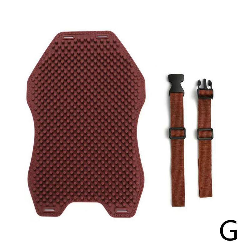 Cojín de Gel para asiento de coche, soporte Lumbar de masaje para cuello, pieza de ventilación fresca, almohada para el dolor del coche, reposacabezas, accesorio Re S3F8: G