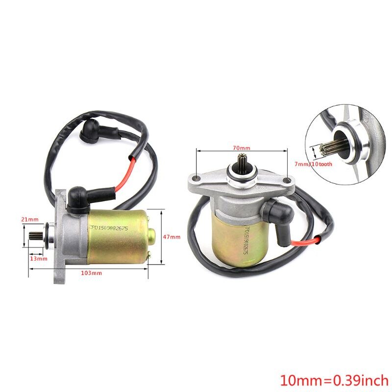 LMoDri Motorcycle Starting Motor Electric Starter Scooter ATV Quad Bike Engine Electric Starter For KYMCO 23GC