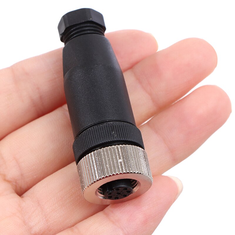 M12 Waterdichte Sensor Connector Male & Female Plug 8 Pin Draad Connector