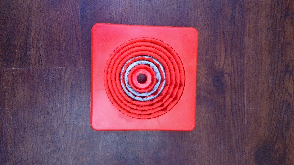 70 cm wysokość składane odblaskowe pachołki drogowe ostrzegawcze odblaskowe z tworzywa sztucznego Pachołek drogowy