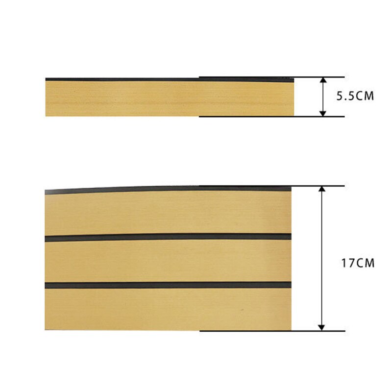 1PC Yacht Marine Floor Edge Protection Corner Fitting Yacht Boat Deck Anti-slip EVA Marine Motorboat Edge Trim