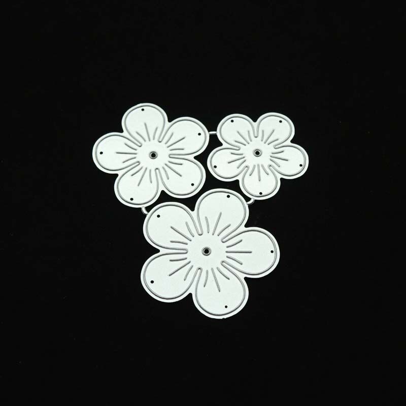 Flowers Metal Cutting Dies Daisy DIY Etched Dies Craft Paper Embossing Paper Cards Scrapbooking Craft Die Cuts: F