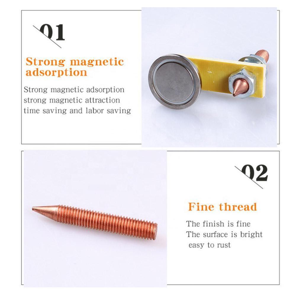 Magnetic Welding Ground Clamp Small Magnetic Welding Clamp Holder Ground Electromagnetic Clamp Welding U7T7 Ground