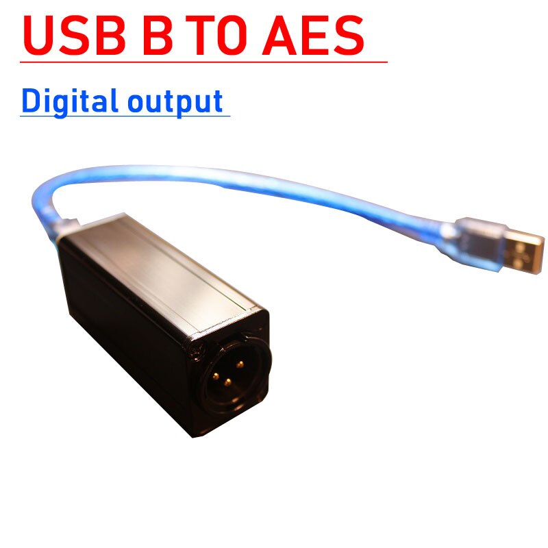 Usb Digitale Interface Usb B Naar Aes Digitale Uitgang 16bit/44.1K-48Khz In Stage Audio Mixer ondersteuning WIN8/7/Win10 Mac/Linux Android