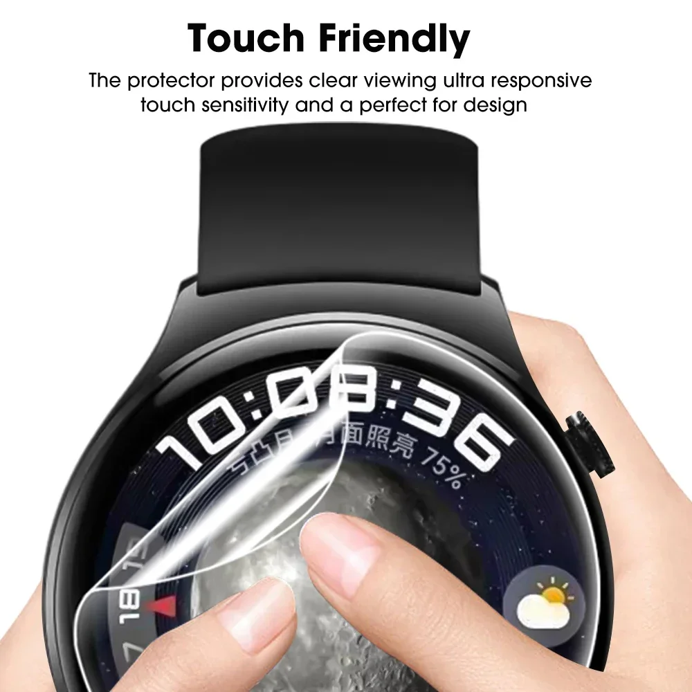 1-10pcs Hydrogel Film for Huawei WATCH 4 Soft TPU Screen Protectors for Huawei WATCH 4 Pro Smartwatch HD Protective Films