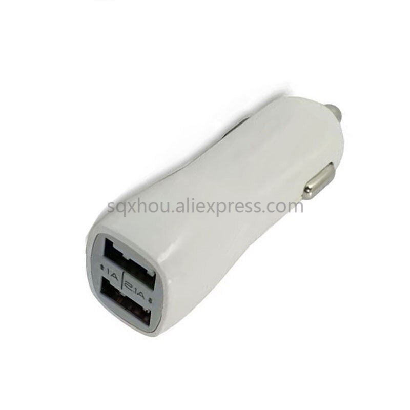 20Pcs Universal 5V 2A Dual Usb Car Charger 2 Port Sigarettenaansteker Adapter Oplader Mobiele Telefoon Gps MP3 MP4 Usb Power Adapter
