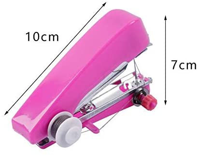 Portable Mini Manual Sewing Machine Simple Operation Sewing Tools Home Quick Handy Stitch Embroidery Portable Needlework Tool