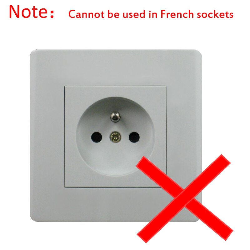 16A France Socket Plug Adapter With Switch EU Power Strip Socket Electronic Socket Home Surge Protector EU Extension Socket CE