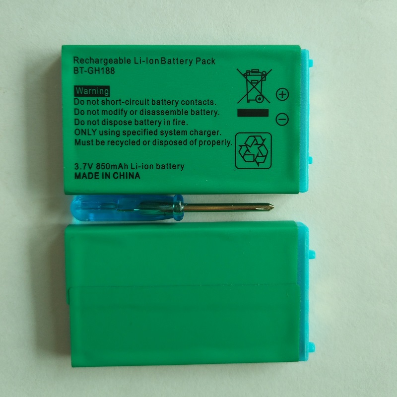 2 pilas de 850 mAh para Nintend GBA SP GameBoy Advance baterías recargables de litio Li-Ion de 3,7 V con herramienta gratuita