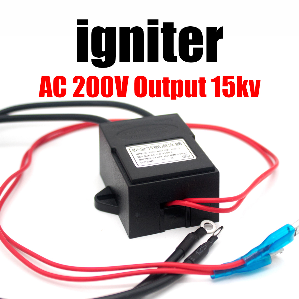 Ac 220V Hoogspanningsontsteker Voor Elektronische Brandstof Efi Oliekachel 15kv Puls Hoogspanning Generator 24 Uur Werkboog