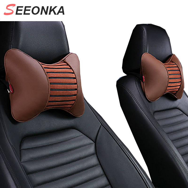 Coussin repose-tête de voiture 2 pièces, repose-nuque, oreiller de voyage, soulage la Fatigue, oreiller médical pour conducteur en coton Pp