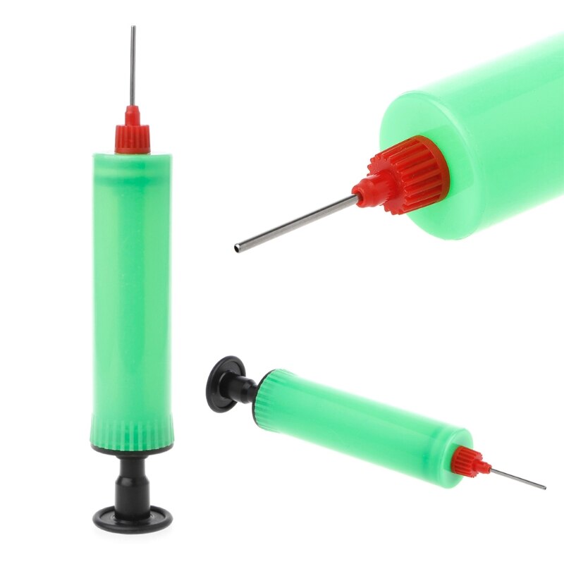 Håndluftpumpe inflator med nål til fodbold basketball sportsfodbold  y4ub