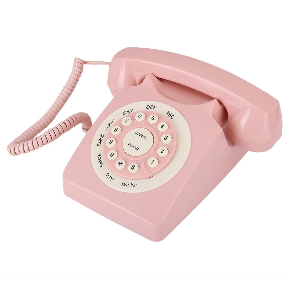 Retro Vintage Telefoon Thuis Vaste Telefoon Desktop Snoer Vaste Telefoon Europese Stijl Oude Telefoon Voor Home Office Hotel Gebruik