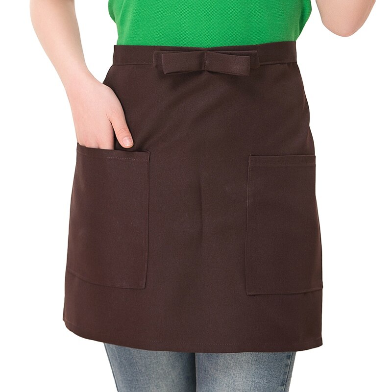 cuisine cuisine tablier couleur unie tablier Chef serveur tablier femmes Service alimentaire serveur travail porter Chef uniformes couleur unie: Coffee