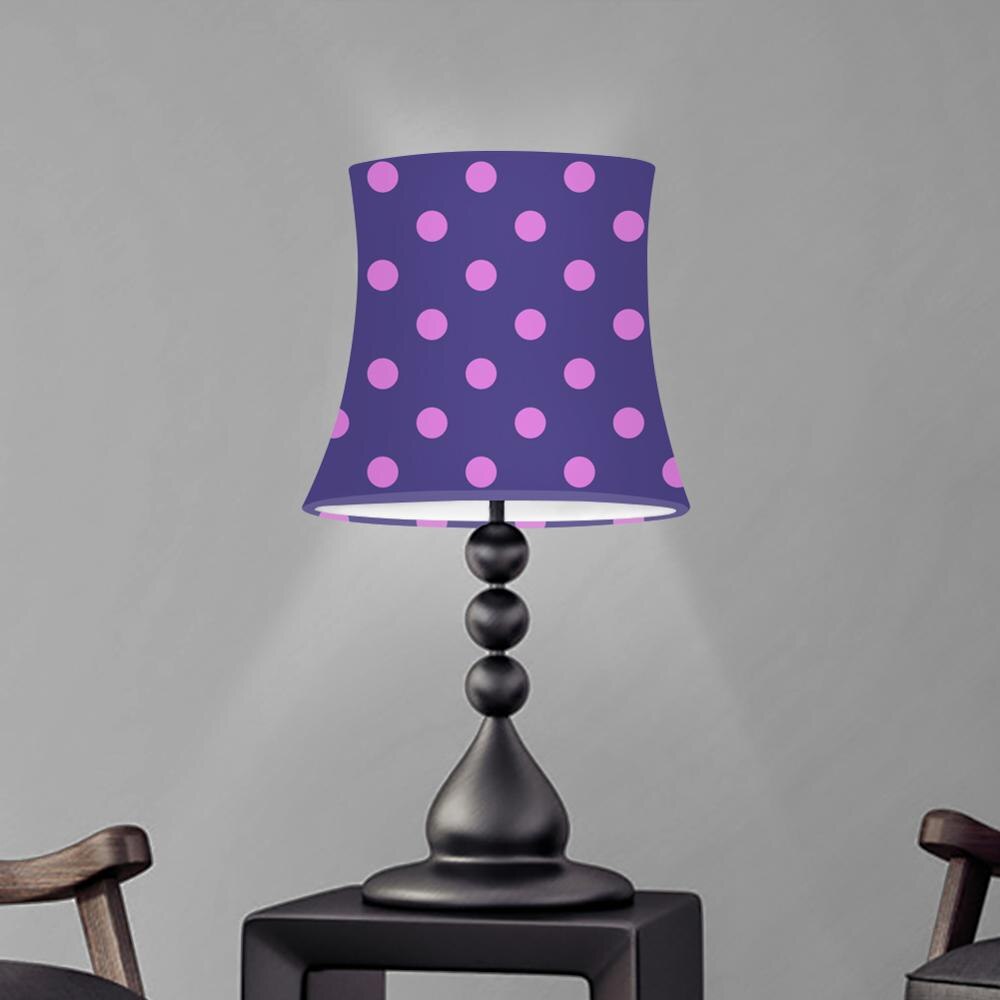 Polka Dot Lampshade for Table Lamp Textile Fabrics Modern Wall Lamp Shade Pendant Lamp Cover Home Bedroom Decoration: YY0585HSL