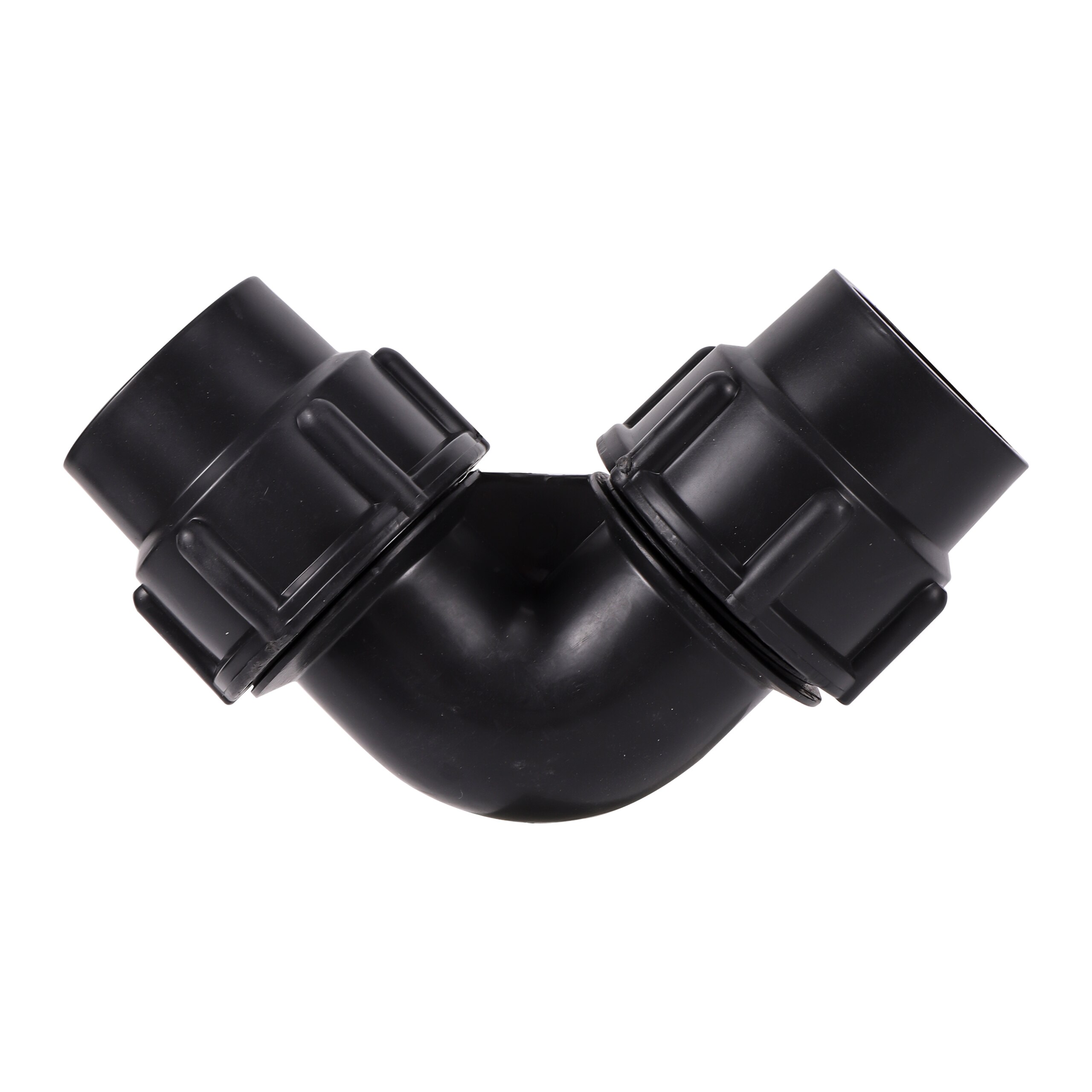 20mm PE Pipe Quick Connector Black Straight Tee Cross Elbow End Cap Joint Water Controll Valve Garden Irrigation Pipe Fittings: Elbow