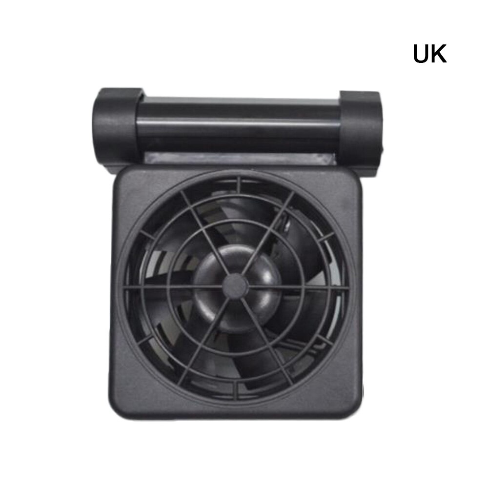 Verstelbare dompelbare aquariumkoeling en koelventilator aquariumkoeling geluidsarme radiator met beschermnet 1/2/3/4/5 koppen: Uk 1 hoofden