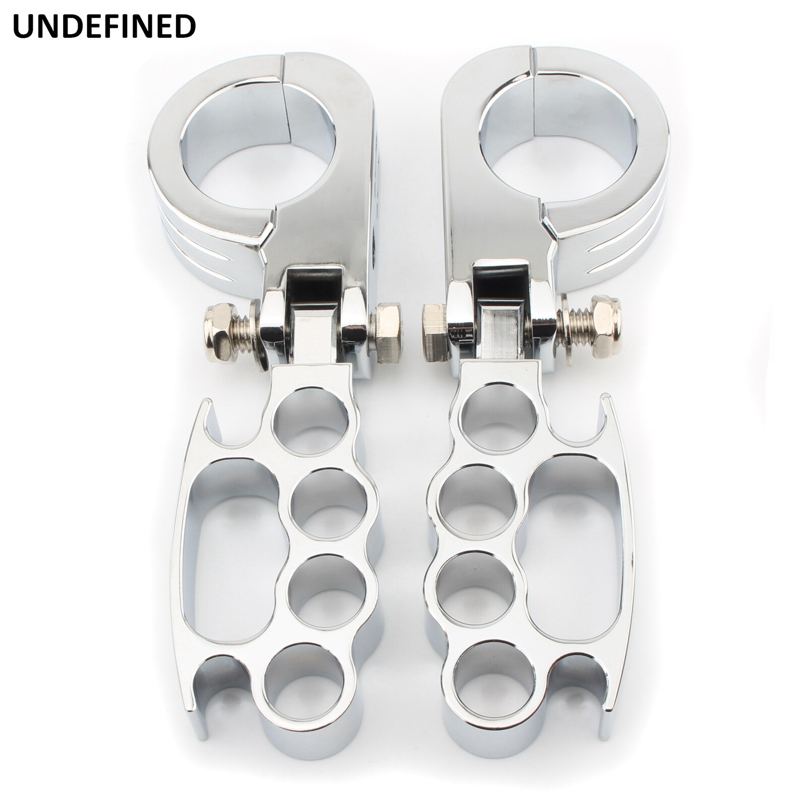 32MM Highway Foot Pegs Engine Guard Crash Bar w/Clamp Mount For Harley Honda Kawasaki Cafe Racer Touring Motorcycle Chrome: 32mm O