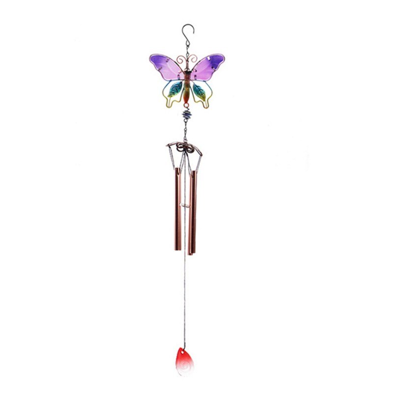 Vogel Wind Chime Voor Muur Raam Deur Wind Bell Opknoping Ornamenten Beeldje Creatieve Metalen Windgong Bel Miniatuur Craft: D2
