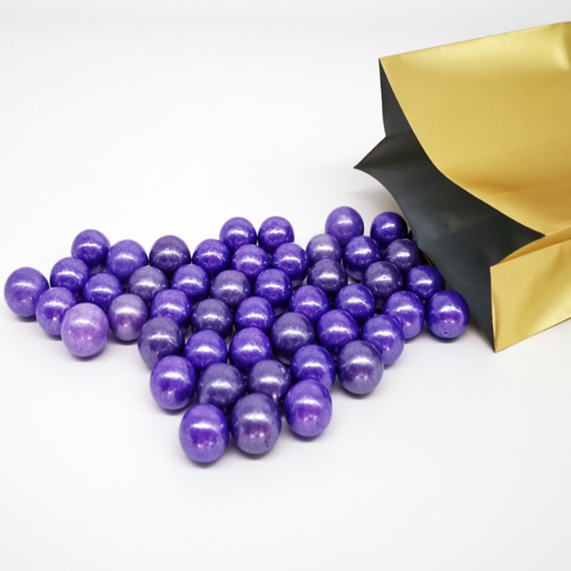 500g perler spiselige perle sukker perler slik 14mm sukkerkugler fondant gør-det-selv kage bagning farverig kugle kage dekoration: Lilla