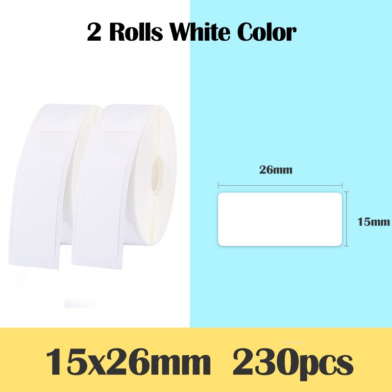 Niimbot D11 Afdrukken Label Artikelen Waterdicht Anti-Olie Scheurbestendig Prijs Label Pure Kleur Krasbestendig Label papier: C5