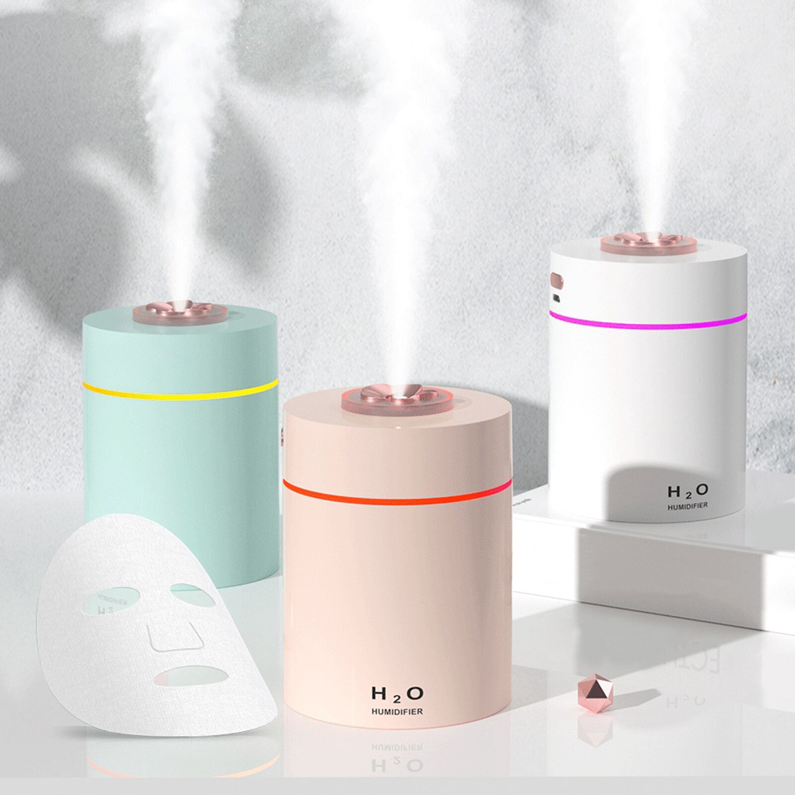 Ultrasonic Humidifier Home Office Air Aroma Diffuser Skin Steamer