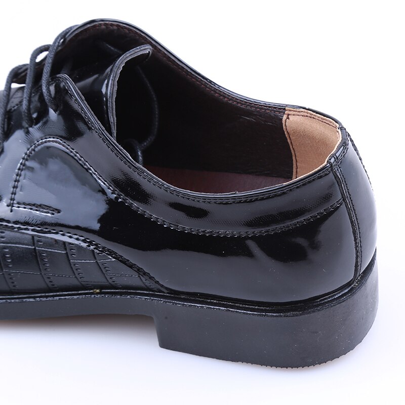 GAOKE Mens Dress Shoes Pointed Toe Business Wedding Formal Derby Flats Shoes Zapatos Hombre Classic Gentleman Shoes