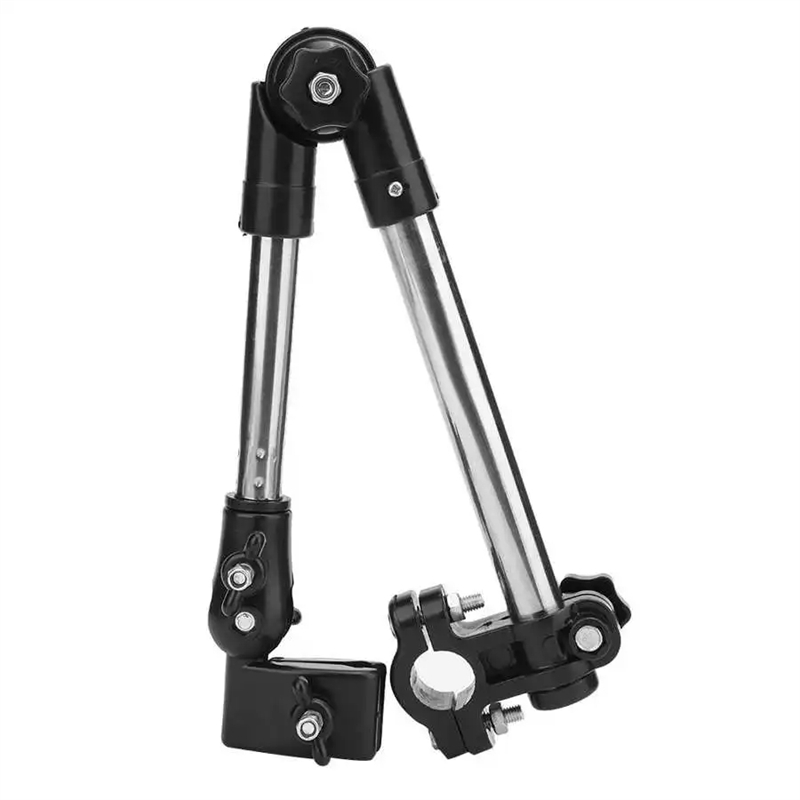 Portaombrelli pieghevole per bicicletta supporto per ombrello addensato per auto elettrica supporto per ombrellone regolabile per passeggino accessori