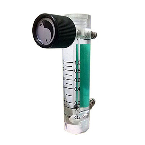 0.1-1LPM 1L Zuurstof Flowmeter Flowmeter Met Regelklep Voor Zuurstof Lucht Gas