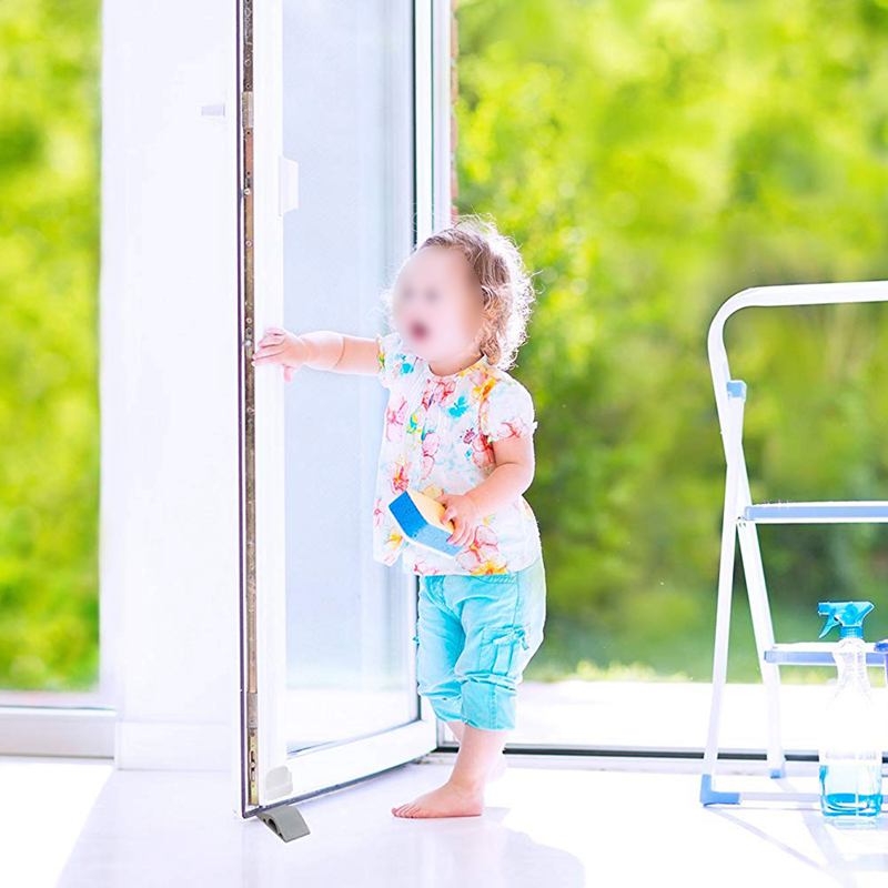 Deurstopper 2- pack set premium heavy duty deurstopper rubberen wig met decoratieve opberghouder - perfecte deurstopper als tochtstopper