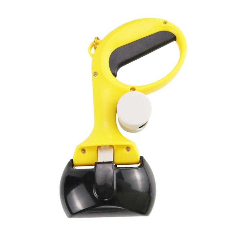 Pet Dog Poop Scooper Rounded Handle Portable Poop Remove Clamp Cat Waste Feces Pooper Picker Cleaner Puppy Dog Poop Pickup Clip
