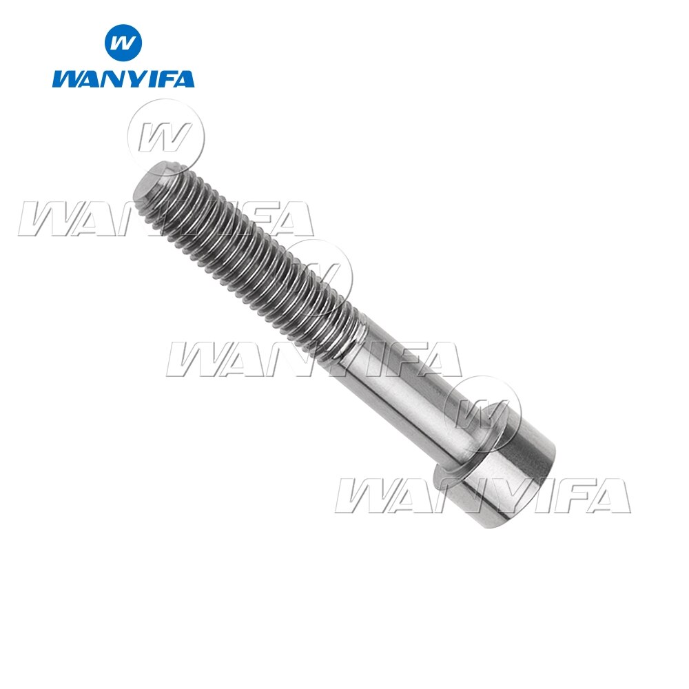 1Pcs M7 X 40 43Mm Titanium Ti Bouten Inner Hexagon Kolom Hoofd Schroef Voor Fiets Zadelpen Fiets Bullone onderdelen