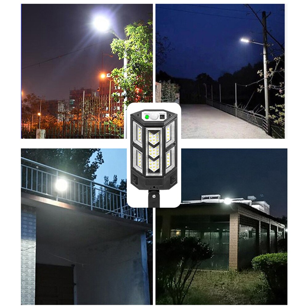 1 ~ 2 Stuks Zonne-verlichting Outdoor Led/Cob Zonne-straat Lamp Met Bewegingssensor Hek Patio Yard Garden verlichting