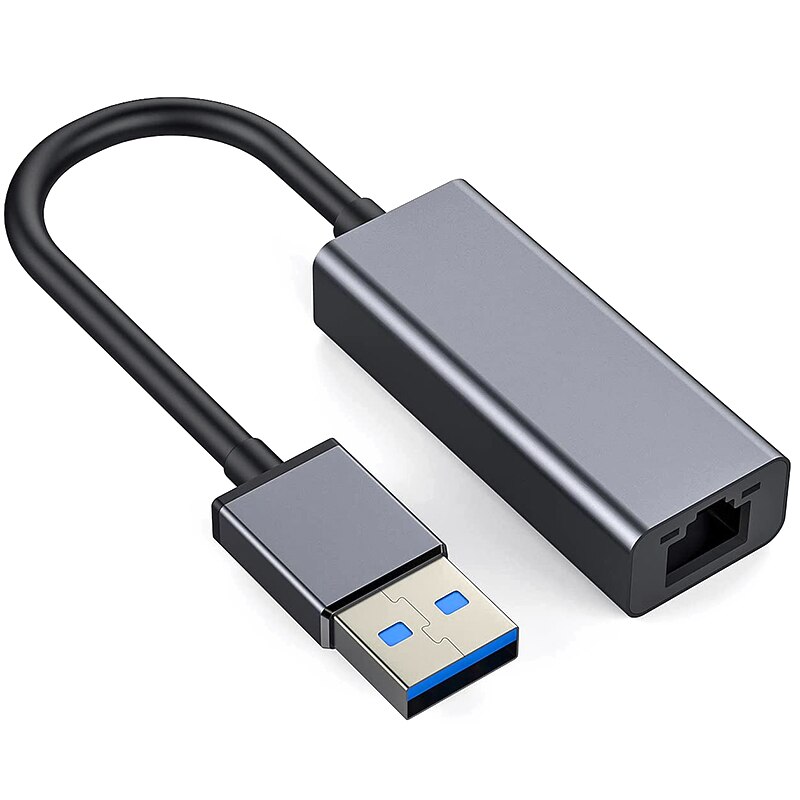 Usb 3.0 to 10/100/1000 gigabit ethernet internetadapter voor nintendo switch, chromebook, windows 10, 8.1, mac os, chipset: Default Title