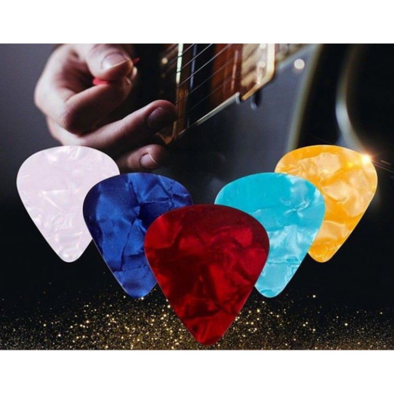 Pick Instrument 10pcs/set Guitar Picks Triangle Smooth Plectrums M... – Grandado