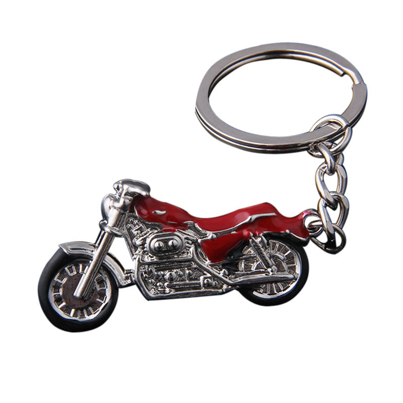 porte-clés moto breloque porte-clés en métal hommes femmes voiture porte-clés 4 couleur porte-clés meilleur bijoux