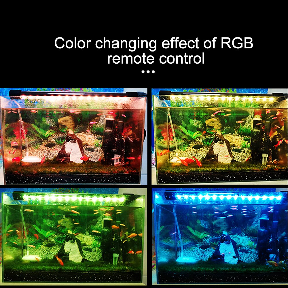 EU plug aquarium led fish tank lamp waterproof bar diving light aquarium decorative lighting 220 V EU power supply Aquarium